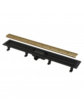Tuš kanalica Alca Plast APZ10Black BRASS 950mm