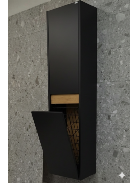 Dubai Nero vertikala 35x160 konzolna korpa 301427