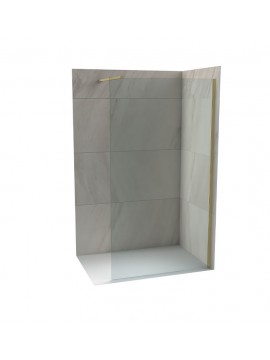 C-02-S90BG Walk-in COPEN MONTE 900x2000 8mm staklo, brushed gol