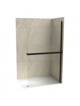 Walk in C-02-WIS120MB Copen monte super.1200x2000,staklo 8mm,polica i držač mat CRNI