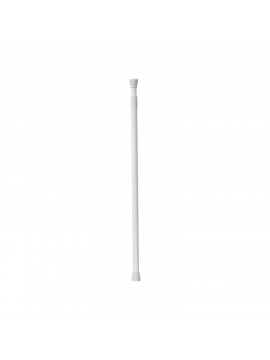 2105100 TENDANCE DRZAC ZAVESE ZA KADU 70>120CM ALUMINIJUM BELA