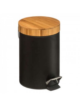 140801N FIVE KANTA ZA SMECE NA PAPUCICU 3L NATUREO 17X25,5CM METAL/BAMBUS CRNA