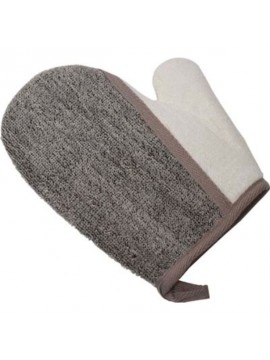 75501233 TENDANCE RUKAVICA ZA KUPANJE 15X1,5X22,5CM TKANINA/BAMBUS SIVO SMEDJA