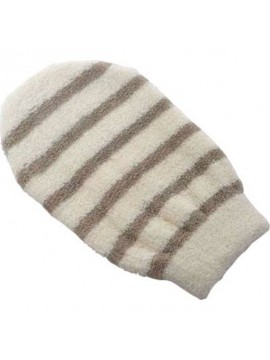 75505234 TENDANCE RUKAVICA ZA KUPANJE PRUGASTA 13X0,4X23CM PAMUK/BAMBUS BEZ