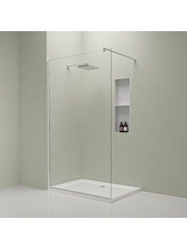 Semper paravan Walk In 110x200/8mm Silver KBSW110