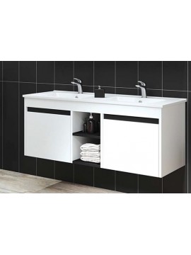 Kontesa TWIN 120 MDF donji deo - konzolna - Belo/Antracit 84115