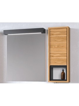 LED ogledalo MATIA + Mala vertikala konzolna MDF - UD 84112